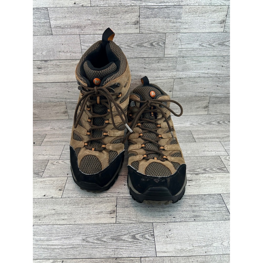 Merrell Moab 2 Mid Men Sz 11 Hiking Boots Earth Brown J88623W Vibram
